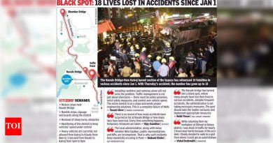 नवले पुलाचा भाग धोकादायक राहतो कारण अपघात रोखण्यात अयशस्वी