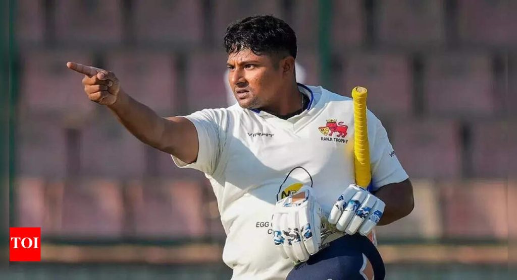 खराब फॉर्म सर्फराज खानला फेकण्यात अपयशी ठरला: ‘लोक चार वर्षांतून एकदाच 1000 धावांच्या सीझनचा आनंद घेतात, (परंतु) मी भरपूर धावा केल्या आहेत…’ | क्रिकेट बातम्या