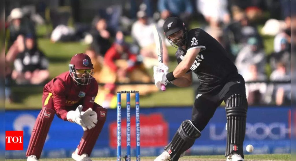 NZ vs WI: डॅरिल मिशेलच्या शतकामुळे पहिल्या एकदिवसीय सामन्यात न्यूझीलंडचा वेस्ट इंडिजवर सहज विजय