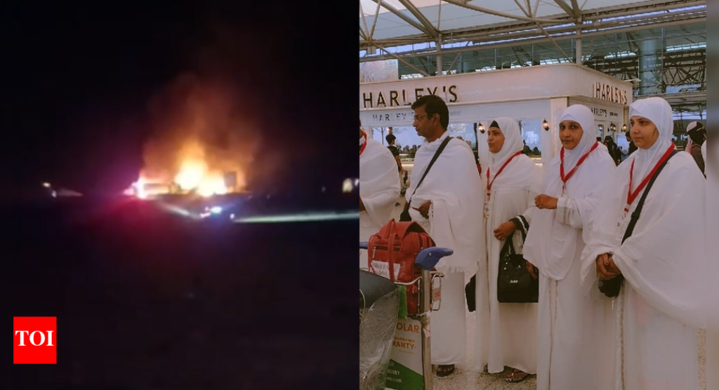 मक्का-मदिना बस दुर्घटना: सरकारने 45 प्रवाशांची यादी जाहीर केली; हैदराबाद कुटुंबे अद्यतनांची प्रतीक्षा करत आहेत