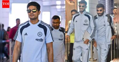 शुभमन गिलच्या गळ्यात ब्रेस नाही! दक्षिण आफ्रिकेविरुद्धच्या दुसऱ्या कसोटी सामन्यापूर्वी टीम इंडिया गुवाहाटीमध्ये दाखल झाली आहे