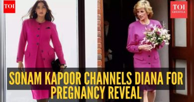 सोनम कपूरने दुस-या गर्भधारणेची घोषणा करण्यासाठी दिवंगत राजकुमारी डायनासारखे कपडे घातले