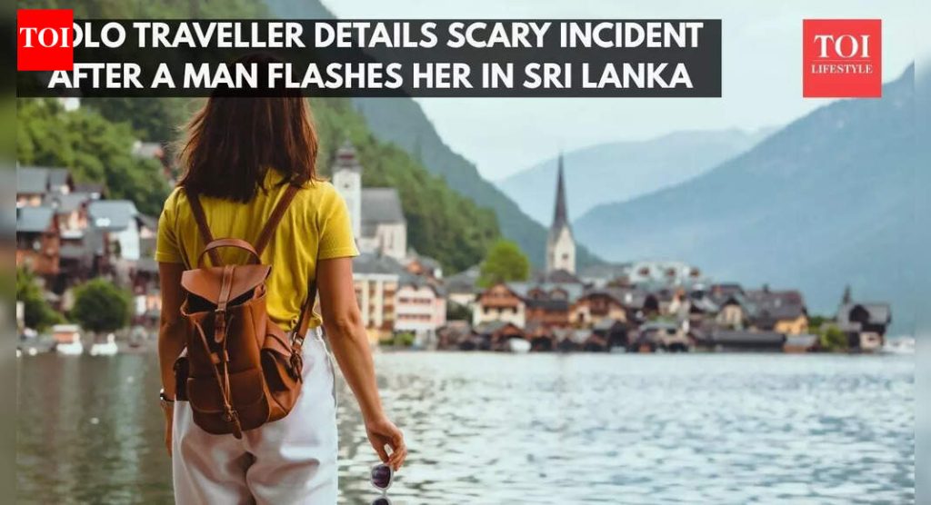 धक्कादायक चकमक: श्रीलंकेतील एकट्या महिला प्रवासी विचलित करणाऱ्या फ्लॅशर घटनेची चर्चा करते |