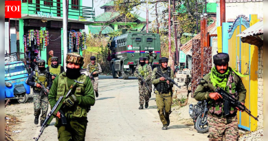 काश्मीरमध्ये ‘संभाव्य दहशतवादी कट’ हाणून पाडला, लपून बसल्या M4 रायफल