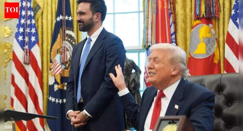 ‘फॅसिस्ट, जिहादी एकमेकांच्या शेजारी?’ व्हाईट हाऊसच्या बैठकीत ट्रम्प-ममदानी ग्रिल्ड – व्हायरल क्षण पहा