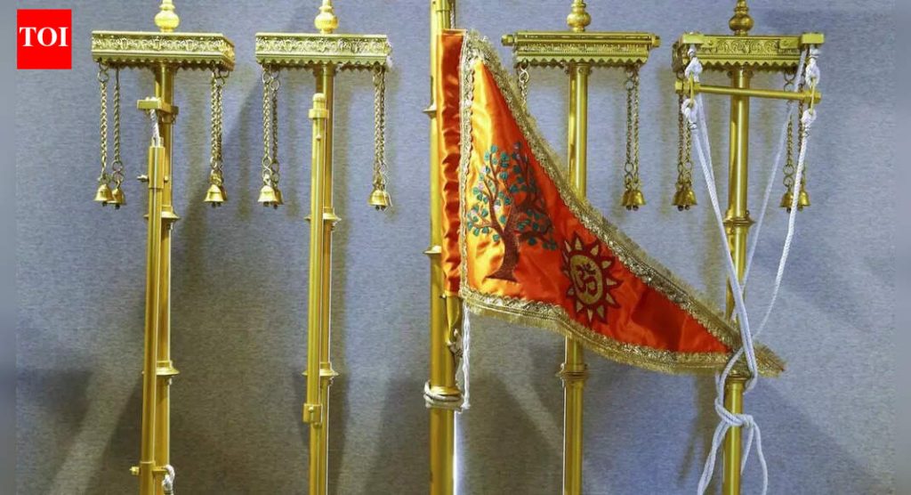 ‘सूर्य, ओम आणि वृक्ष’: अयोध्या राम मंदिराच्या ‘धर्मध्वज’ वरील चिन्हे काय सूचित करतात – स्पष्ट केले