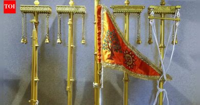 ‘सूर्य, ओम आणि वृक्ष’: अयोध्या राम मंदिराच्या ‘धर्मध्वज’ वरील चिन्हे काय सूचित करतात – स्पष्ट केले