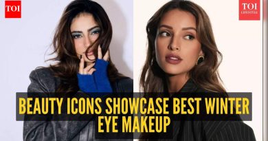 भारतीय सुंदरी हिवाळ्यातील परिपूर्ण डोळ्यांच्या मेकअपचे प्रदर्शन करतात