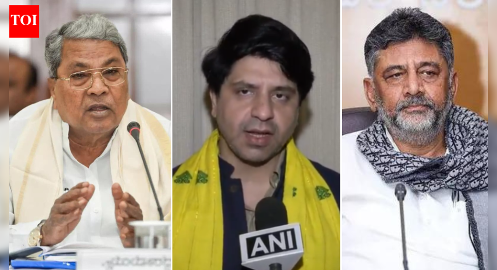 ‘शब्द आणि जग खुर्चीभोवती फिरत आहे’: भाजपने कर्नाटकात सिद्धरामय्या-डीकेएस वादाची खिल्ली उडवली; त्याला ‘काँग्रेस विरुद्ध काँग्रेस’ म्हणतात.