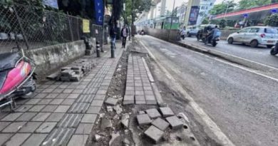 चालू असलेल्या चालण्यायोग्यता ऑडिट अंतर्गत PMC ने फूटपाथची दुरुस्ती सुरू केली