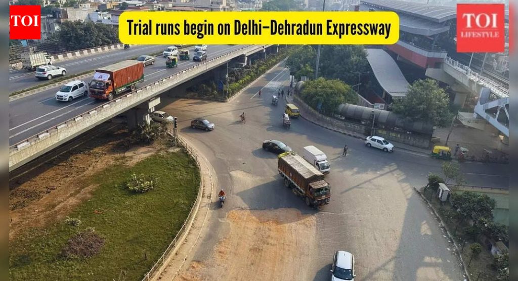 दिल्ली-डेहराडून एक्सप्रेसवे अपडेट: 32 किमीच्या दिल्ली-बागपत मार्गावर ट्रायल रन सुरू