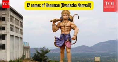 हनुमानाच्या 12 नावांचा (द्वादशा नामावली) जप केल्याने या जीवनातील त्रासांपासून संरक्षण मिळू शकते |