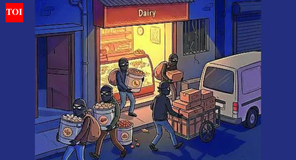 मिठाईचे वादळ: मिठाई लुटारूंनी 9 वर्षांत 10 वेळा मिठाईच्या दुकानावर धडक दिली