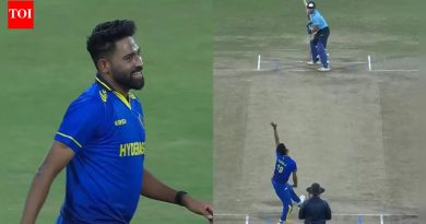 भारताच्या T20 योजनांपैकी, मोहम्मद सिराजने निवडकर्त्यांना 3 विकेट्स फोडून आठवण करून दिली कारण हैदराबादने मुंबईला SMAT मध्ये पराभूत केले – पहा