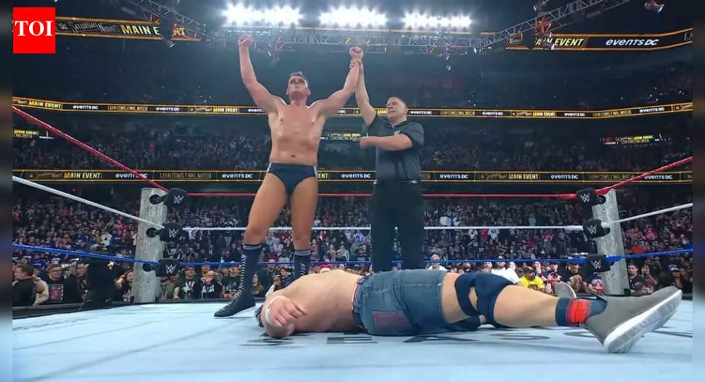 WWE शनिवार रात्रीच्या मुख्य कार्यक्रमाचे निकाल: गुंथरने सबमिशनद्वारे जॉन सीनाचा पराभव केला | WWE बातम्या