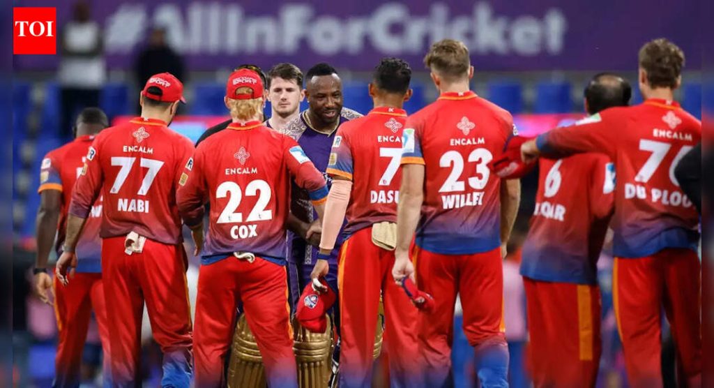 ILT20: आंद्रे रसेलचा उशीरा झालेला हल्ला अबू धाबी नाइट रायडर्ससाठी दिवस वाचविण्यात अयशस्वी | क्रिकेट बातम्या