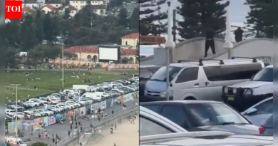 सिडनीच्या बोंडी बीचवर सामूहिक गोळीबारानंतर अनेक जण जखमी; व्हिडिओमध्ये बंदूकधारी गोळीबार करताना दिसत आहेत — पहा