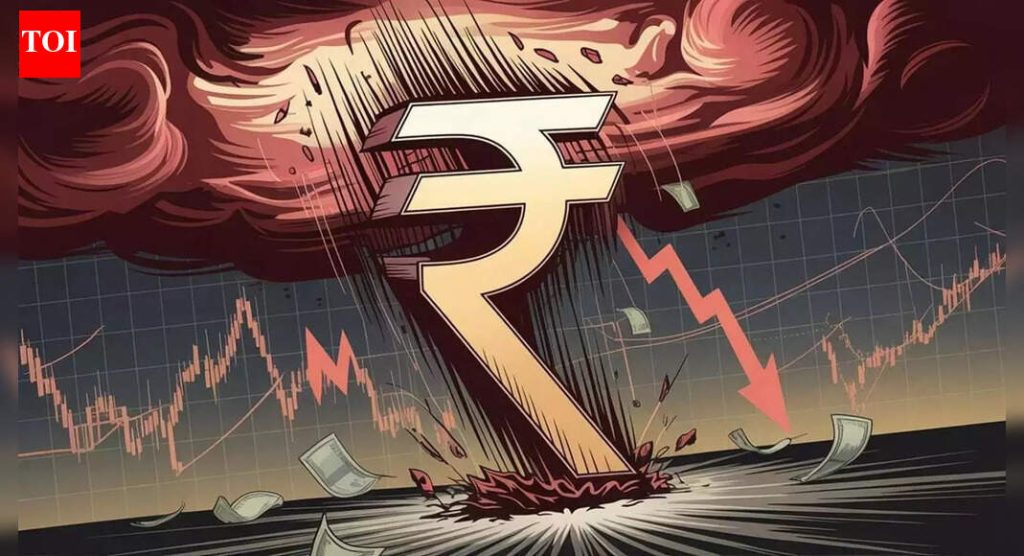 रुपया घसरला नवा नीचांक! चलनाची घसरण सुरूच; अमेरिकन डॉलरच्या तुलनेत 90.83 वर पोहोचला