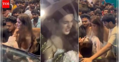 निधी अग्रवाल ‘द राजा साब’ गाण्याच्या लॉन्च इव्हेंटमध्ये चाहत्यांनी गर्दी केली आणि मारहाण केली; नेटिझन्सच्या प्रतिक्रिया, त्याला ‘अत्यंत त्रासदायक’ असे संबोधले |