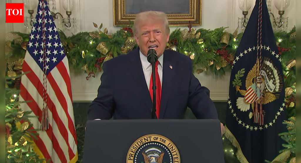 ‘एक गोंधळ वारसा मिळाला, तो दुरुस्त करणे’: डोनाल्ड ट्रम्प यांनी बिडेनवर हल्ला केला – व्हाईट हाऊसच्या भाषणातील शीर्ष कोट