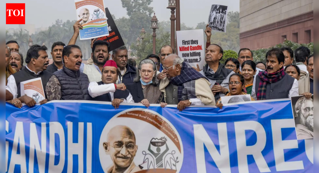 लोकसभेने ‘जी रॅम जी’ विधेयक संमत केले, तीव्र निषेध, विरोधी खासदारांनी त्याच्या प्रती फाडल्या