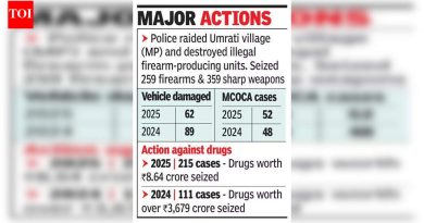 घरफोड्या, चेन स्नॅचिंगमध्ये वाढ झाली असली तरी खुनाच्या घटनांमध्ये किंचित घट झाली आहे