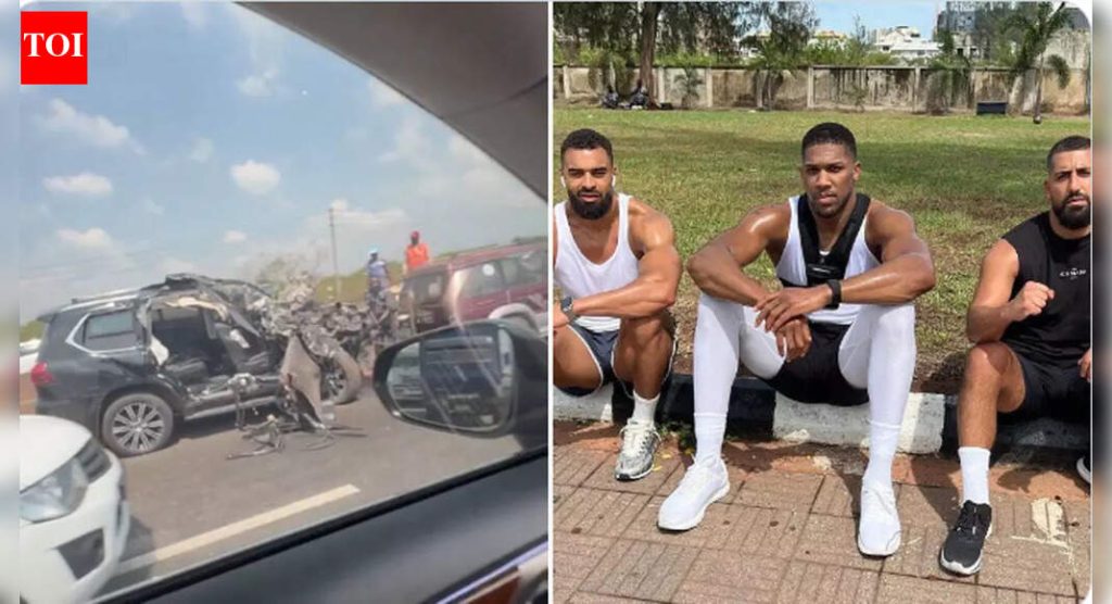 दोन मित्र ठार: माजी बॉक्सिंग चॅम्पियन अँथनी जोशुआ जीवघेणा कार अपघातातून वाचला
