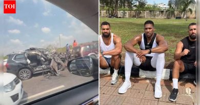 दोन मित्र ठार: माजी बॉक्सिंग चॅम्पियन अँथनी जोशुआ जीवघेणा कार अपघातातून वाचला