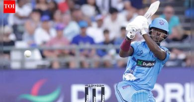 न्यूलँड्स येथे फटाके: शेरफेन रदरफोर्ड, डेवाल्ड ब्रेव्हिस पॉवर प्रिटोरिया कॅपिटल्स प्रथम विजयी | क्रिकेट बातम्या