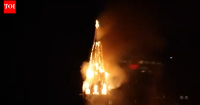 ॲमस्टरडॅम: नवीन वर्षाच्या उत्सवादरम्यान प्रतिष्ठित वोंडेलकर्क चर्चला आग लागली; घड्याळ