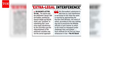 एचएसजी सोसायट्यांचे पुनर्विकास रखडल्याबद्दल मुंबई उच्च न्यायालयाने म्हाडाच्या अधिकाऱ्यांना फटकारले