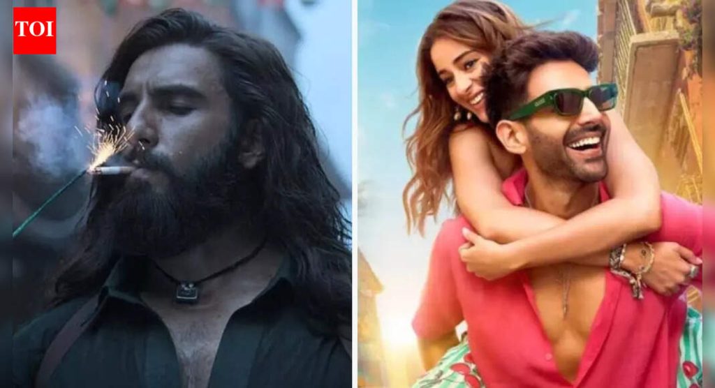 ‘धुरंधर’ बॉक्स ऑफिस कलेक्शन दिवस 29 वि ‘तू मेरी मैं तेरा मैं तेरा तू मेरी’ दिवस 9 (LIVE): रणवीर सिंग स्टारर 2026 मध्ये 750 कोटी रुपयांच्या आकड्याकडे कूच करते, तर कार्तिक आर्यन स्टारर 32 कोटी रुपयांच्या दिशेने रेंगाळत आहे |