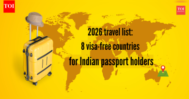 भारतीय पासपोर्ट धारकांसाठी 8 व्हिसा मुक्त देश