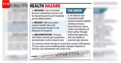 पारा असलेल्या वैद्यकीय उपकरणांचा वापर बंद करण्यासाठी सरकारी आरोग्य केंद्रे