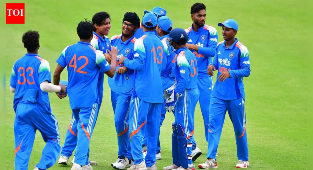 भारत U19 वि दक्षिण आफ्रिका U19 लाइव्ह स्कोअर, दुसरा युवा एकदिवसीय: दक्षिण आफ्रिकेने नाणेफेक जिंकून प्रथम फलंदाजी करण्याचा निर्णय घेतला वि.