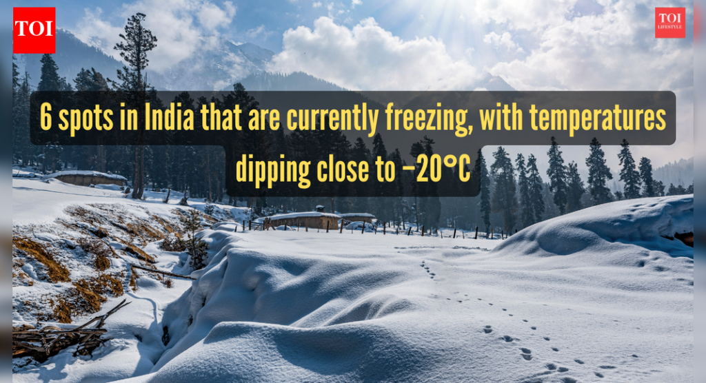भारतातील 6 ठिकाणे जी सध्या गोठत आहेत, तापमान -20°C च्या जवळ घसरले आहे
