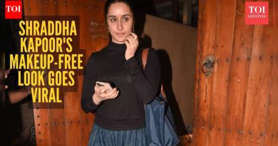 ‘फिल्टर्ड ब्युटीज’च्या काळात श्रद्धा कपूरचा मेकअप-फ्री लूक झटपट हिट आहे |