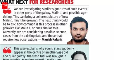 IUCAA शास्त्रज्ञांनी सर्वात मोठ्या सर्पिल आकाशगंगेचे ‘मूक नरभक्षक’ शोधले – मालिन 1