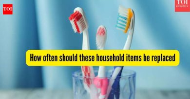 टूथब्रशपासून टॉवेलपर्यंत, ही सामान्य घरगुती उत्पादने किती वेळा बदलली पाहिजेत; तज्ञांच्या मते