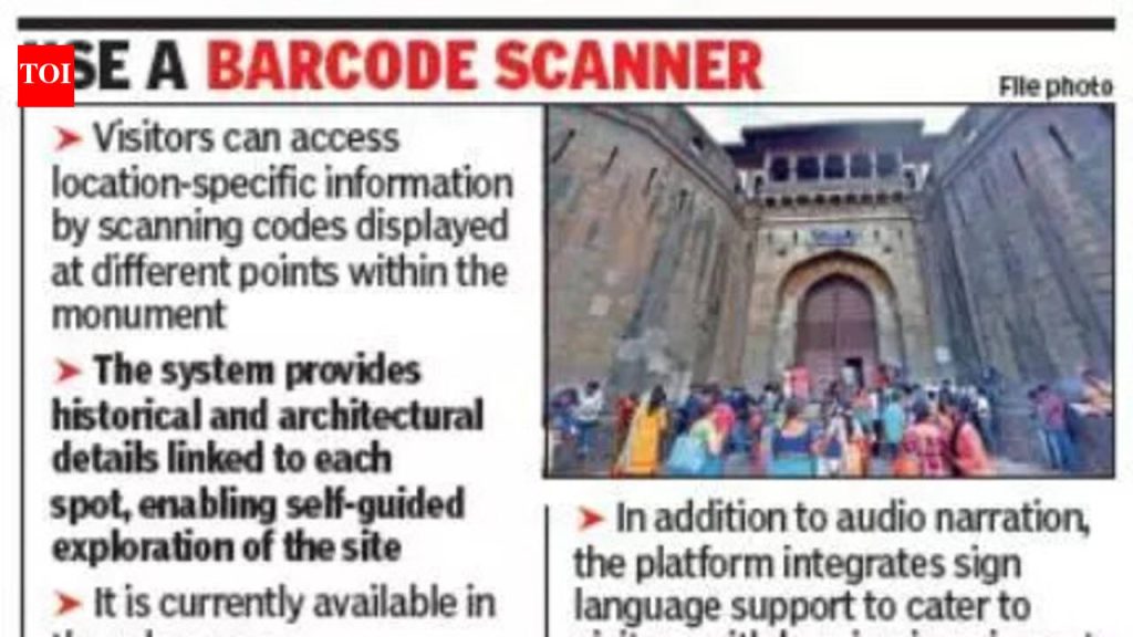 शनिवारवाड्याच्या ऑडिओ मार्गदर्शकाला स्थान-विशिष्ट कथन, ISL व्हिडिओ मिळवा | पुणे बातम्या