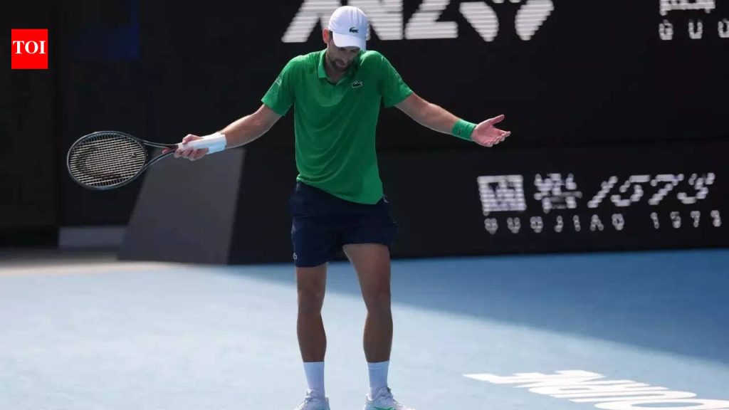 नोव्हाक जोकोविच ऑस्ट्रेलियन ओपनमध्ये घरच्या पैशांवर खेळत आहे | टेनिस बातम्या