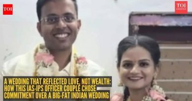 एक साधा “होय, मी करतो”: तेलंगणातील आयएएस आणि आयपीएस अधिकारी भव्य समारंभांना कमी करतात, त्याऐवजी किमान लग्न निवडा– त्यांची कथा येथे आहे |
