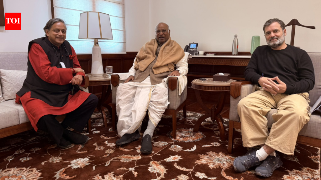 ‘आम्ही सर्व एकाच पानावर आहोत’: शशी थरूर, राहुल गांधी यांनी सट्टेबाजीच्या दरम्यान संयुक्त आघाडी केली | भारत बातम्या