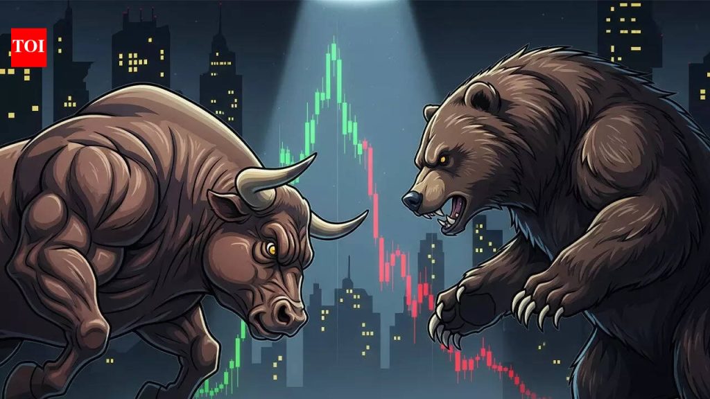 आज शेअर बाजार: निफ्टी 50 25,300 च्या खाली उघडला; BSE सेन्सेक्स 500 अंकांनी घसरला