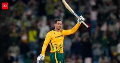 क्विंटन डी कॉकने रेकॉर्डब्रेक शतकासह इतिहास पुन्हा लिहिला, अनेक विक्रम मोडले | टेनिस बातम्या