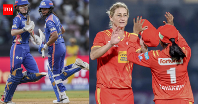 गुजरात जायंट्स 5.1 षटकात 40/1 | MI vs GG, WPL लाइव्ह स्कोअर: गुजरात जायंट्स नाणेफेक जिंकून, मुंबई इंडियन्स विरुद्ध फलंदाजी करण्याचा निर्णय