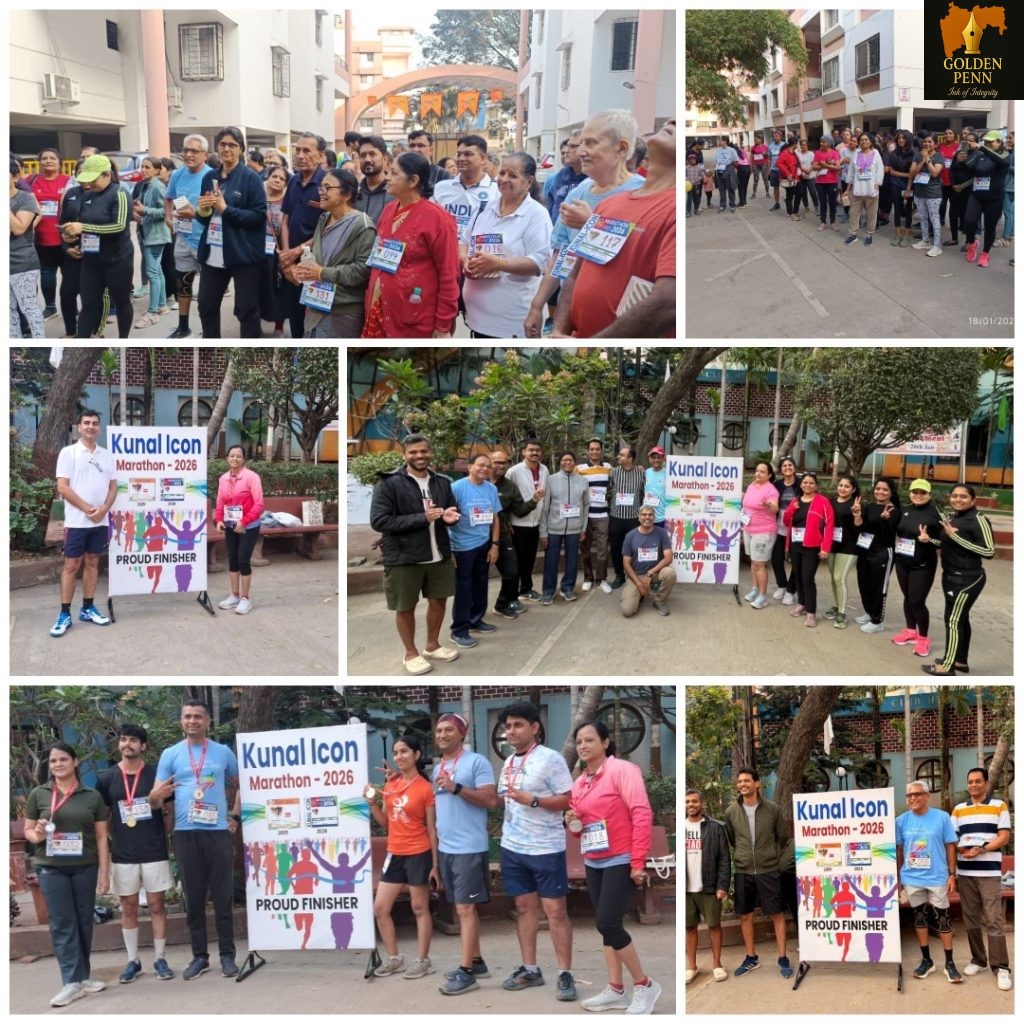 Kunal Icon CHSL in Pimple Saudagar, Pune, successfully organized the second Mini Marathon, known as the Kunal Icon Marathon 2026, alongside a Walkathon for Senior Citizens from the society.