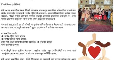 वाढदिवसाचा अर्थपूर्ण उत्सव : अनाथ मुलींना मदतीचा हात