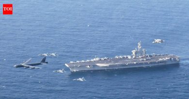 अमेरिकन नौदलाने अरबी समुद्रात आपल्या विमानवाहू वाहकाजवळ आलेले इराणचे ड्रोन पाडले