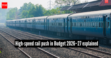 बजेट 2026-27 हाय-स्पीड रेल्वे पुश: दिल्ली ते वाराणसी 4 तासांत, मुंबई-पुणे 48 मिनिटांत, आणि बरेच काही |